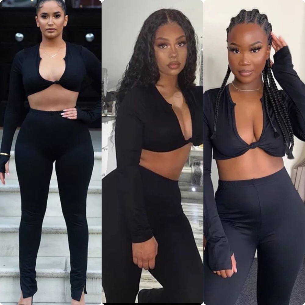 Two piece high Waist Legging set